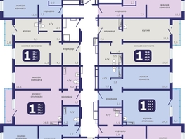 Продается 2-комнатная квартира ЖК Рябиновый дворик, дом 1, 60.8  м&sup2;, 7980000 рублей