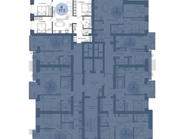 Продается 4-комнатная квартира ЖК Портовый. Речной квартал, к 2, 97  м&sup2;, 16005000 рублей