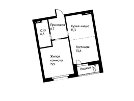 Продается 2-комнатная квартира ЖК Ранвэй, 58.9  м&sup2;, 10857932 рублей