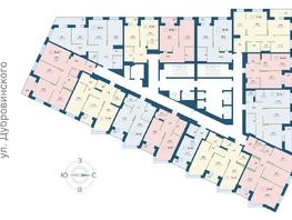 Продается 3-комнатная квартира ЖК Суриков, дом 1, 77.5  м&sup2;, 13950000 рублей