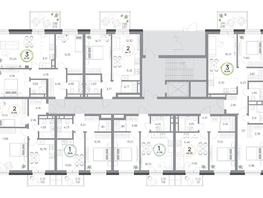 Продается 3-комнатная квартира ЖК Юдинский, дом 1.3, 70.37  м&sup2;, 10520315 рублей