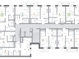 Продается 1-комнатная квартира ЖК Юдинский, дом 1.4, 44.05  м&sup2;, 6510590 рублей