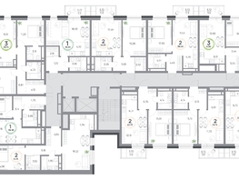 Продается 1-комнатная квартира ЖК Юдинский, дом 1.5, 39.95  м&sup2;, 5696870 рублей