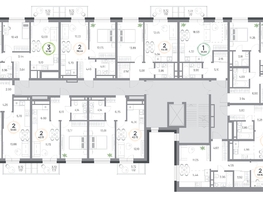 Продается 3-комнатная квартира ЖК Юдинский, дом 1.5, 57.82  м&sup2;, 8158402 рублей