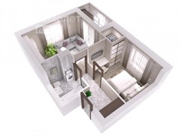 Продается 2-комнатная квартира ЖК Smart (Смарт), 36.6  м², 5101308 рублей