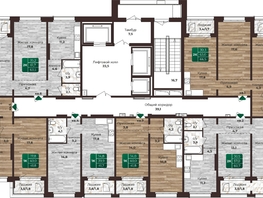 Продается 2-комнатная квартира ЖК Шервуд, (Нагорная 6-я, 15в корп 1), 66.5  м², 6400000 рублей