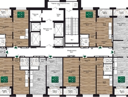 Продается 2-комнатная квартира ЖК Шервуд, (Нагорная 6-я, 15в корп 4), 64.1  м², 6150000 рублей