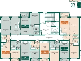 Продается 2-комнатная квартира ЖК Камчатка, корпус 3, 63.5 м², 6450000 рублей