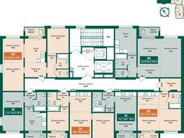 Продается 1-комнатная квартира ЖК Камчатка, корпус 3, 36.5 м², 5194000 рублей