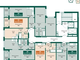 Продается 3-комнатная квартира ЖК Камчатка, корпус 3, 76.3 м², 7300000 рублей