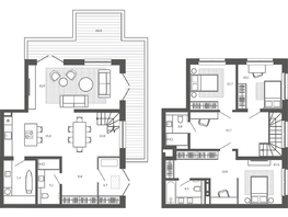Продается 5-комнатная квартира ЖК Вышка, корпус 3, 169.05  м², 32308000 рублей