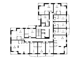 Продается 3-комнатная квартира ЖК Smart (Смарт), 62.9  м², 8740600 рублей