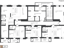 Продается 2-комнатная квартира ЖК Павлов, 77.5  м&sup2;, 13640000 рублей
