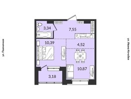 Продается 2-комнатная квартира ЖК Источник, дом 3, 39.95  м², 5574512 рублей