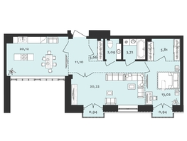 Продается 3-комнатная квартира ЖК Клубный дом на Грязнова, 81.62  м², 28000000 рублей