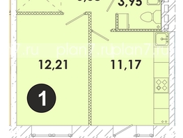 Продается 1-комнатная квартира ЖК Лето, дом 1, 35.5  м², 4779845 рублей