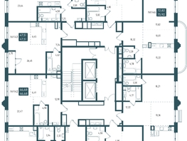 Продается 1-комнатная квартира ЖК Бродский, 1-я очередь, 46.68  м², 10522820 рублей