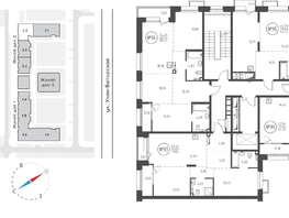 Продается 2-комнатная квартира ЖК СОЮЗ PRIORITY, дом 2, 71.65  м², 15990542 рублей