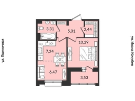 Продается 1-комнатная квартира ЖК Источник, дом 5, 38.29  м², 6632211 рублей