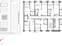 Продается 2-комнатная квартира ЖК СОЮЗ PRIORITY, дом 2, 63.76  м², 15235061 рублей