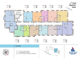 Продается 1-комнатная квартира ЖК Квартал Стрижи, 3 очередь, дом 1, 29.8  м², 5513000 рублей