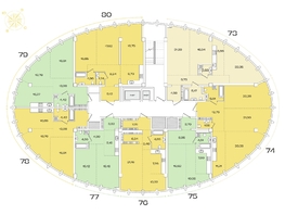 Продается 2-комнатная квартира ЖК Звезды, дом 2, 80.81 м², 21446000 рублей