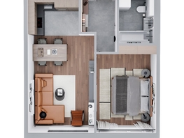 Продается 2-комнатная квартира ЖК Квартал Стрижи, 3 очередь, дом 2, 46 м², 9933000 рублей