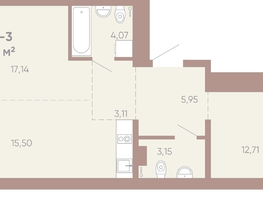 Продается 2-комнатная квартира ЖК Новые горизонты на Советской, д 1, 64.42 м², 9700000 рублей