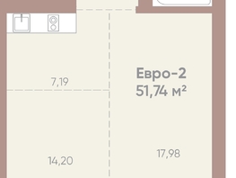 Продается 1-комнатная квартира ЖК Новые горизонты на Советской, д 1, 51.74 м², 7900000 рублей