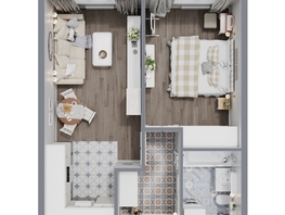 Продается 2-комнатная квартира ЖК Квартал Стрижи, 3 очередь, дом 1, 45.2 м², 7910000 рублей