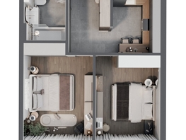 Продается 2-комнатная квартира ЖК Квартал Стрижи, 3 очередь, дом 2, 42.2 м², 9511388 рублей