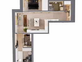 Продается 3-комнатная квартира ЖК Стрижи Сити, блок-секции 8,9, 68 м², 12308000 рублей
