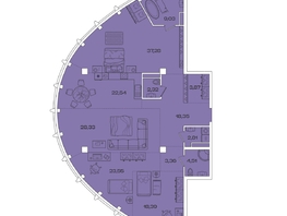 Продается 4-комнатная квартира ЖК Звезды, дом 1, 174.34 м², 45246140 рублей
