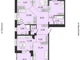 Продается 5-комнатная квартира ЖК Источник, дом 3, 111.05 м², 13470184 рублей