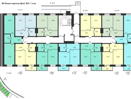 Продается 1-комнатная квартира ЖК Новые кварталы, дом 2, 43.66 м², 5003000 рублей