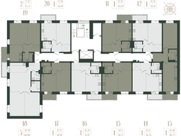 Продается 1-комнатная квартира ЖК Новые кварталы, дом 2, 36.53 м², 4457000 рублей