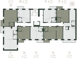 Продается 1-комнатная квартира ЖК Новые кварталы, дом 2, 36.74  м², 4256000 рублей