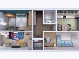 Продается 3-комнатная квартира ЖК Юго-Западный, дом 17, 91.97  м², 10739245 рублей