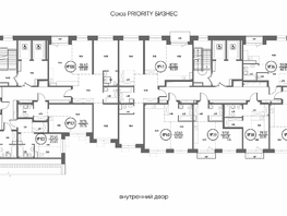 Продается 2-комнатная квартира ЖК СОЮЗ ПРИОРИТИ МАХ, д. 4, 60.57  м&sup2;, 11387000 рублей