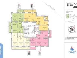 Продается 3-комнатная квартира ЖК Стрижи Сити, блок-секции 6,7, 91.34 м², 15984500 рублей