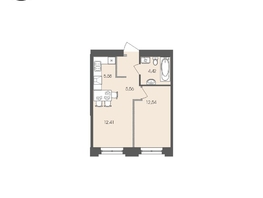 Продается 1-комнатная квартира ЖК Автограф, 40.51 м², 8907003 рублей