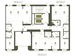 Продается 3-комнатная квартира ЖК Верба, 95.44  м², 19278880 рублей