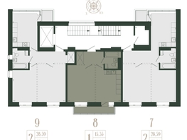 Продается 2-комнатная квартира ЖК Новые кварталы, дом 2, 55.04  м², 7012000 рублей