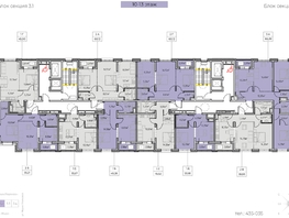 Продается 2-комнатная квартира ЖК Zenith (Зенит), 3 этап, 60.12 м², 8537040 рублей