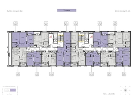 Продается 1-комнатная квартира ЖК Zenith (Зенит), 3 этап, 41.08  м&sup2;, 6654960 рублей