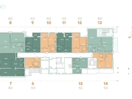 Продается 2-комнатная квартира ЖК Фамилия, дом 2, 65.24  м&sup2;, 10260000 рублей
