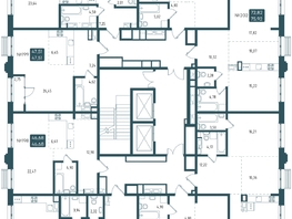 Продается 1-комнатная квартира ЖК Бродский, 1-я очередь, 47.51  м&sup2;, 10100000 рублей