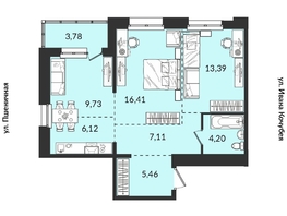 Продается 2-комнатная квартира ЖК Источник, дом 5, 66.41  м&sup2;, 8865735 рублей