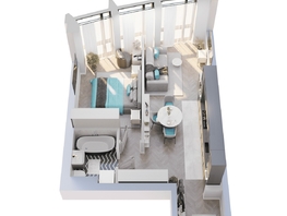 Продается 1-комнатная квартира ЖК Звезды, дом 3, 51.04  м&sup2;, 15561000 рублей