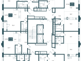 Продается 1-комнатная квартира ЖК Бродский, 1-я очередь, 46.68  м&sup2;, 9950000 рублей